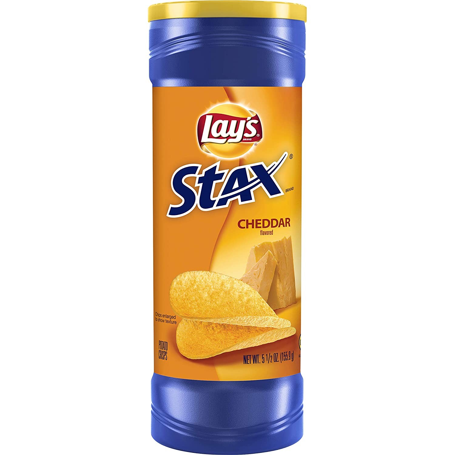 LAYS STAX CHEDDAR 163G