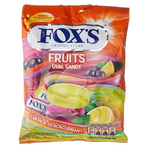 FOX OVAL CANDY 125G
