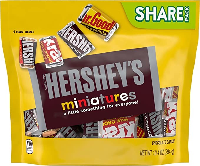 HERSHYS MINIATURES YELLO 295G
