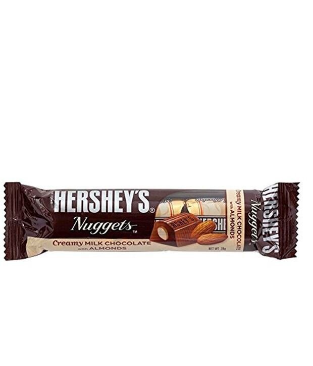 HERSHEYS NUGGETS ALMONDS 28G