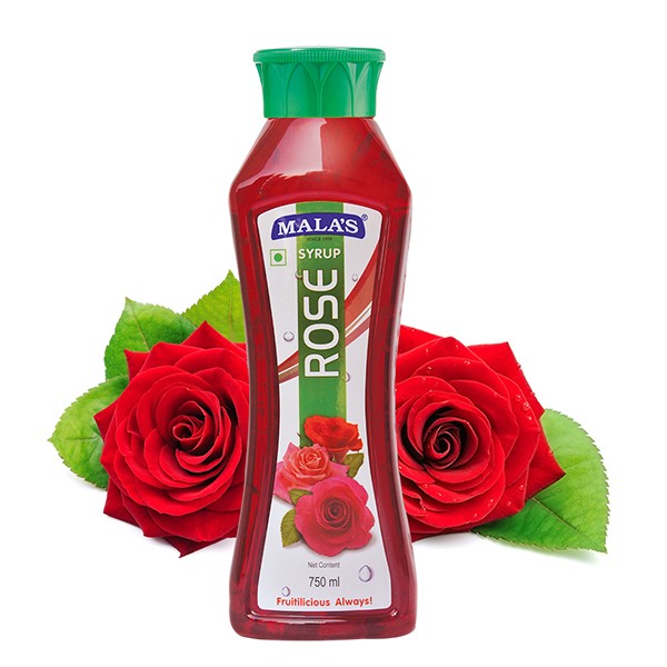 MALAS ROSE SYRUP 750ML