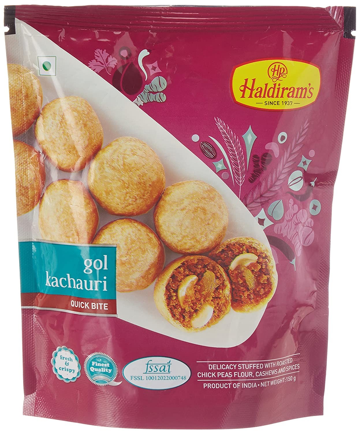 HALDIRAM GOL KACHORI 150G