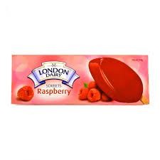 LONDON DAIRY SORBET RASBERRY 94G