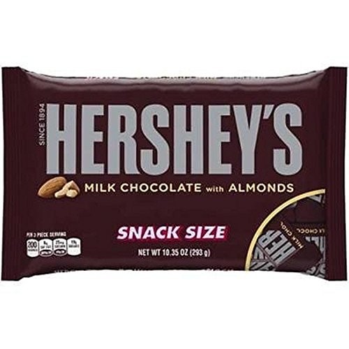 HERSHEYS SNCK SIZE ALMONDS 293G