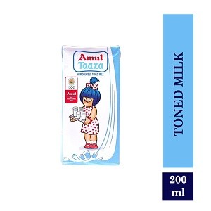 AMUL TONED MILK 200ML