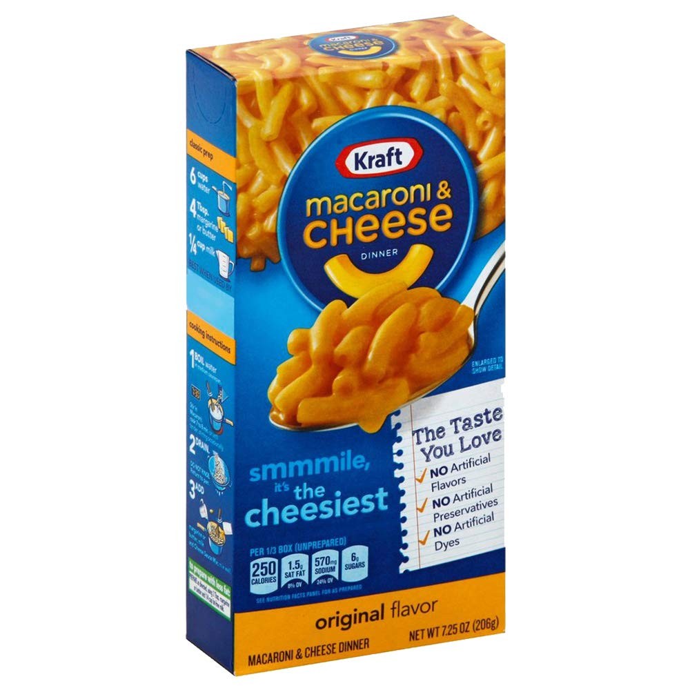 KRAFT MACRONI CHEESE 206G