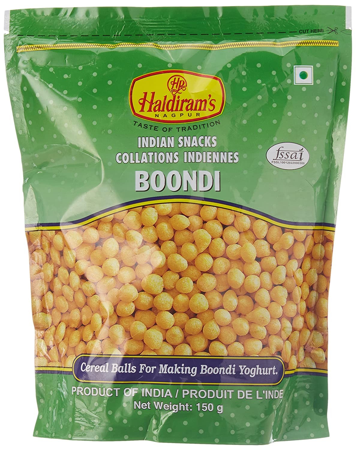 HALDIRAM BOONDI 150G