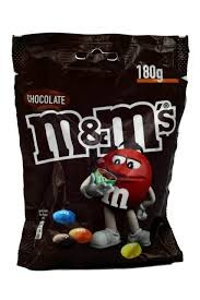 M & M CHOCALATE POUCH 180G