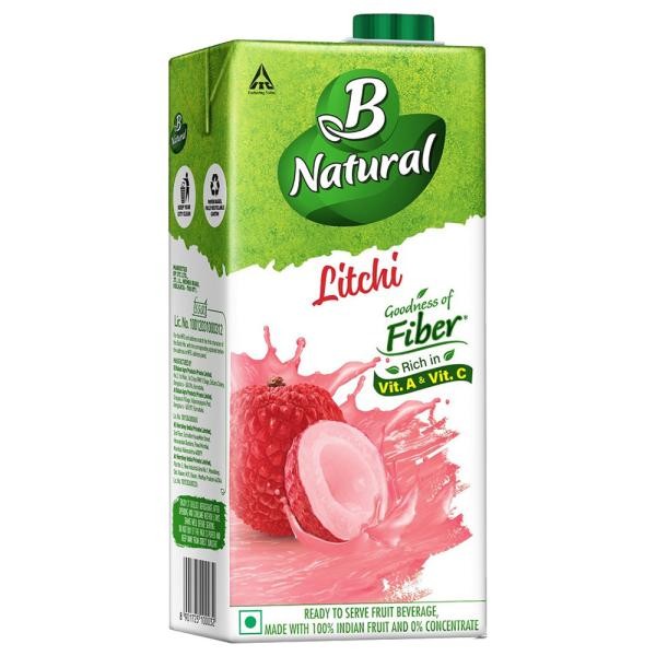 B NATURAL LITCHI 1L
