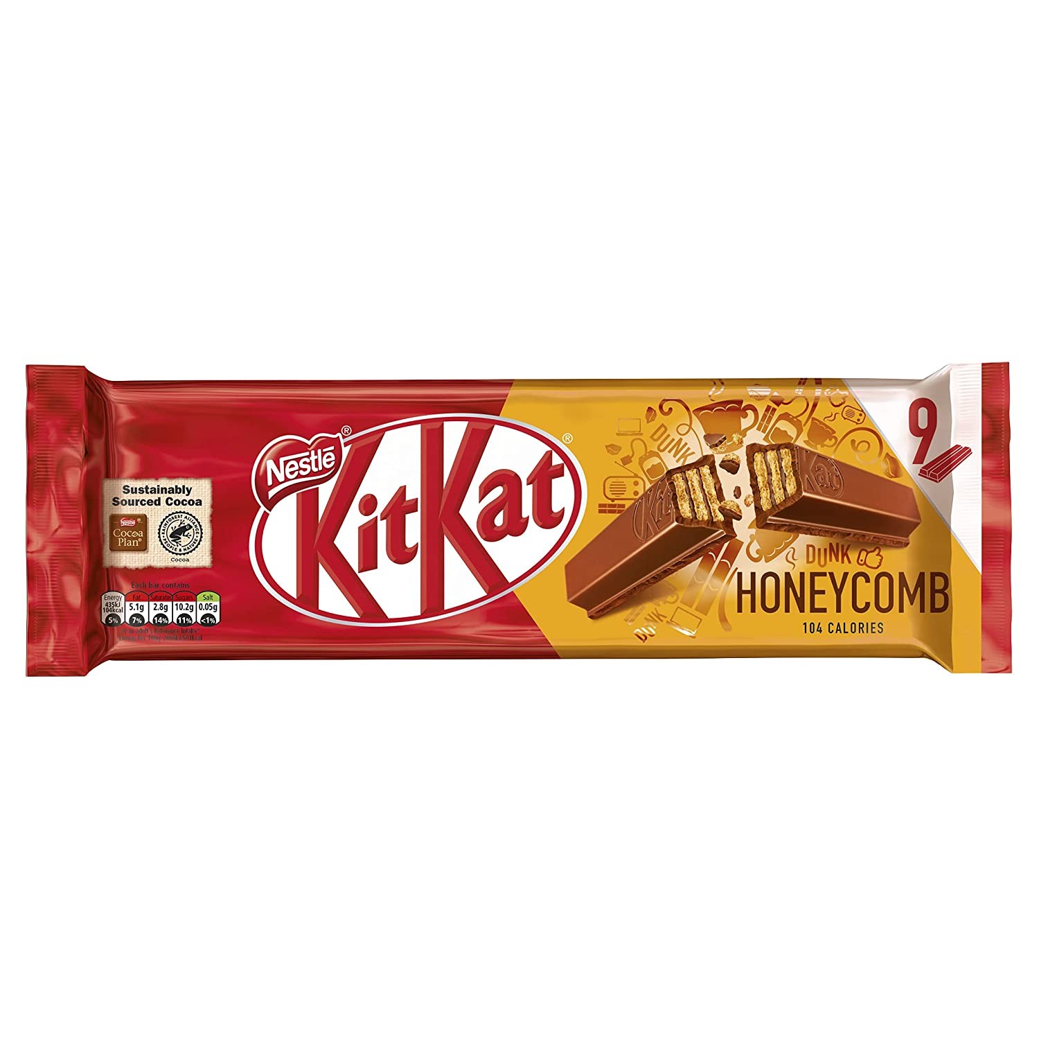 KITKAT HONEYCOMB 9 BARS 186G
