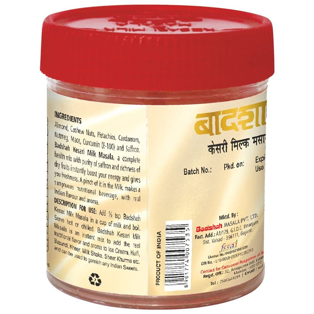 BADSHAH KESAR MILK MASALA 10G