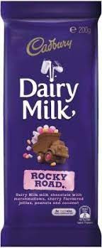 DAIRY MILK ROCKY ROAD 180G